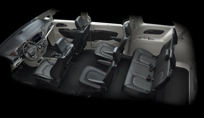 2017 Chrysler Pacifica Touring L Plus Aerial View Interior